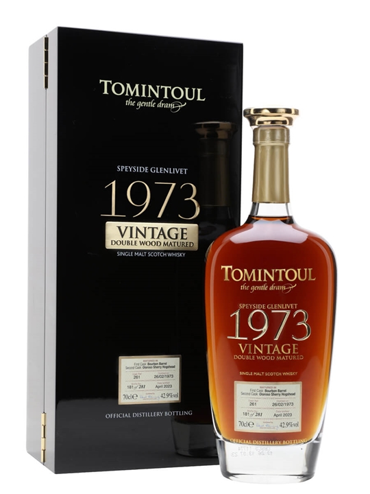 Tomintoul 1973 / 50 Year Old / Double Wood Matured / Second Edition Speyside Whisky - Speyside Review
