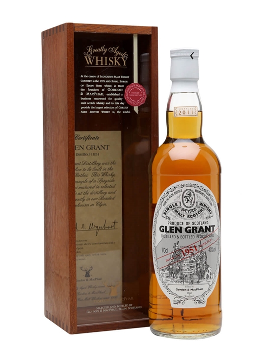 Glen Grant 1951 / 60 Year Old / Gordon & MacPhail Speyside Whisky