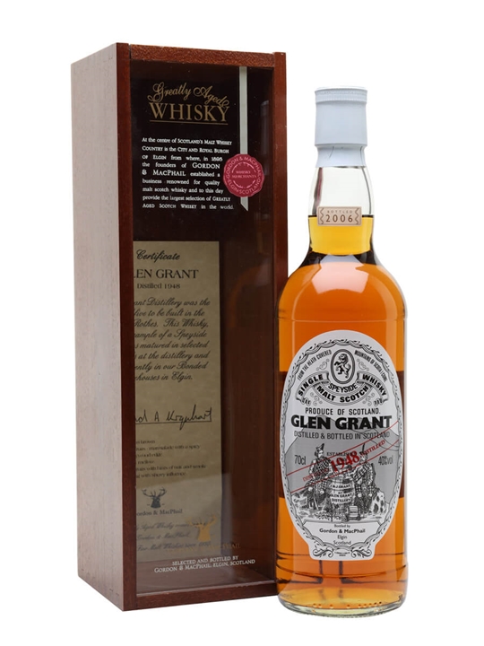 Glen Grant 1948 / 58 Year Old / Gordon & MacPhail Speyside Whisky - Speyside Review