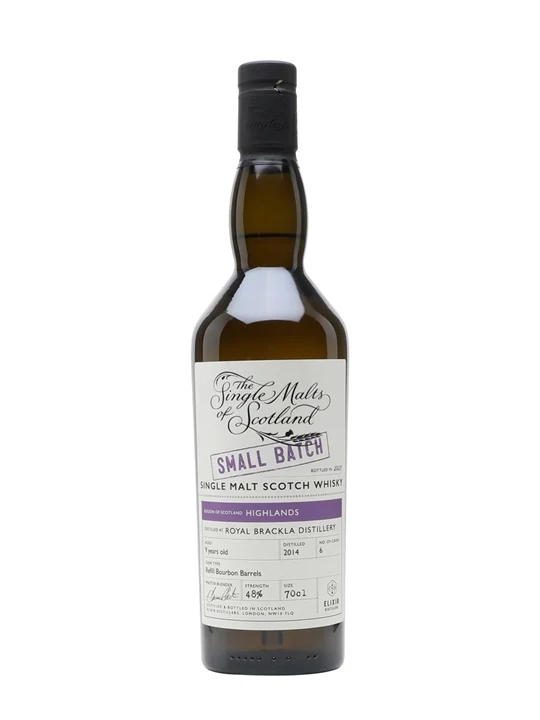 Royal Brackla 2014 / 9 Year Old / Single Malts of Scotland Small Batch Highland Whisky - Single Malt Review