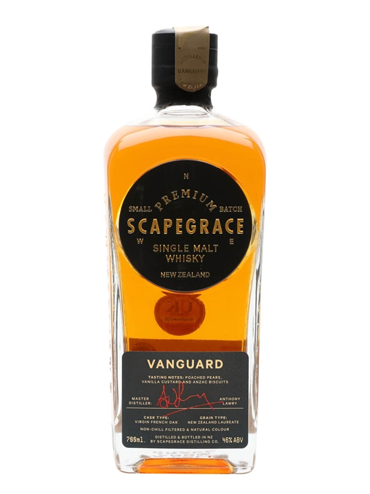 Scapegrace Vanguard New Zealand Single Malt Whisky - Single Malt Review