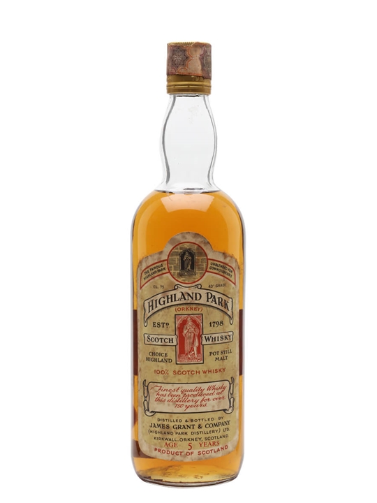 Highland Park 5 Year Old / Bot.1960s Island Single Malt Scotch Whisky - Single Malt Review