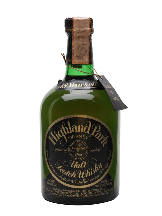 Highland Park 1956 / 18 Year Old / Bot.1974 Island Whisky - Single Malt Review
