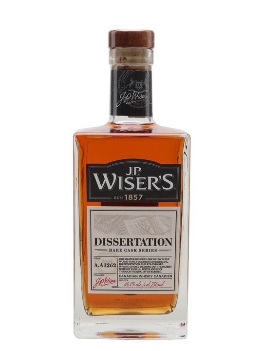 JP Wiser's Dissertation / Rare Cask Series Canadian Whisky - Canadian Review