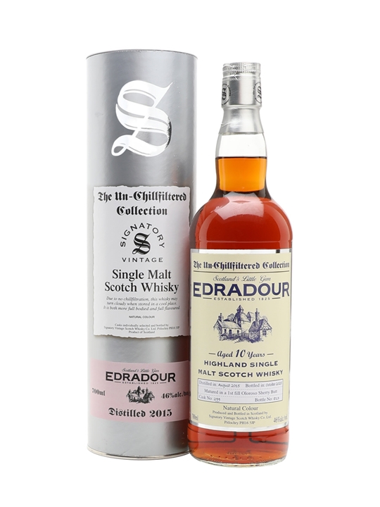 Edradour 2015 / 10 Year Old / Sherry Cask 299 / Signatory Highland Whisky - Highland Review