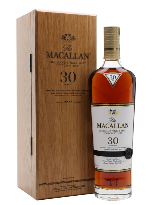 Macallan 30 Year Old Sherry Oak / 2023 Release Speyside Whisky - Speyside Review