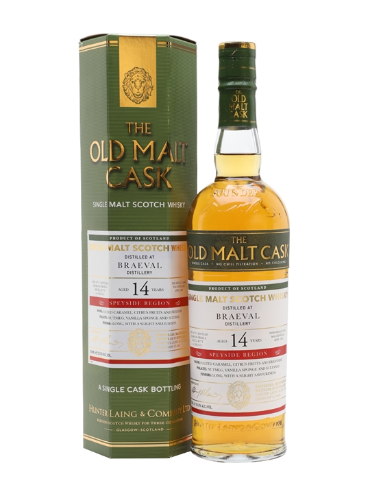 Braeval 2009 / 14 Year Old / Old Malt Cask Speyside Whisky - Speyside Review