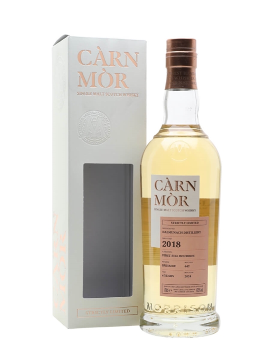 Dalmunach 2018 / 6 Year Old / 1st Fill Bourbon / Carn Mor Strictly Limited Speyside Whisky - Bourbon Review