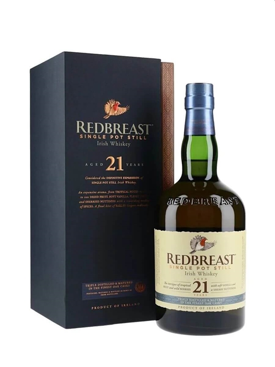 Redbreast 21 Year Old Single Pot Still Irish Whiskey - Bourbon Review