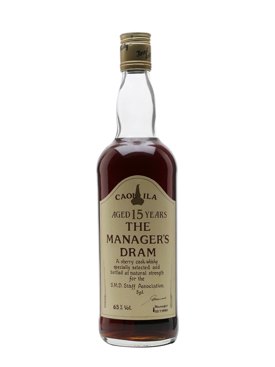 Caol Ila 15 Year Old / Bot.1990 / Manager's Dram / Sherry Cask Islay Whisky - Islay Review