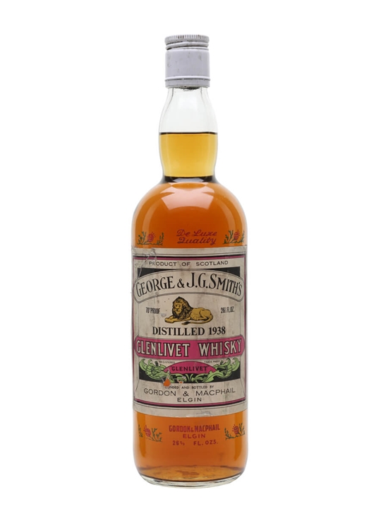 Glenlivet 1938 / Bot.1970s / Gordon & MacPhail Speyside Whisky - Speyside Review