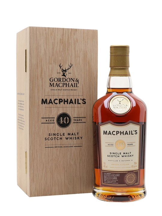 MacPhail's 40 Year Old / Gordon & MacPhail Speyside Whisky - Single Malt Review