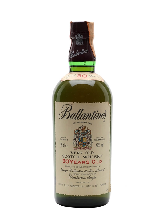 Ballantine's 30 Year Old / Bot.1970s Blended Scotch Whisky - Blended Review