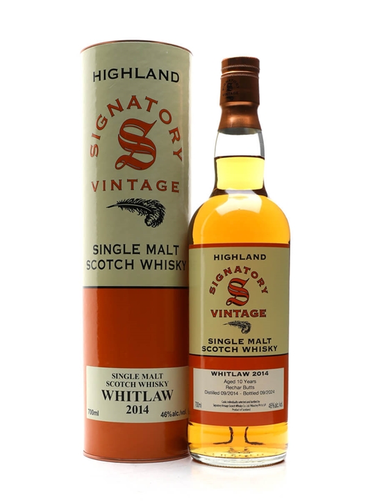 Whitlaw (Highland Park) 2014 / 10 Year Old / Sherry Cask / Signatory Island Whisky - Highland Review