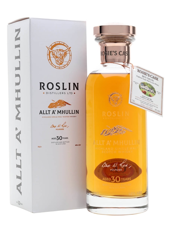 Allt A'Mhullin (Ben Nevis) 1991 / 30 Year Old / Rosie's Cask Highland Whisky - Single Malt Review
