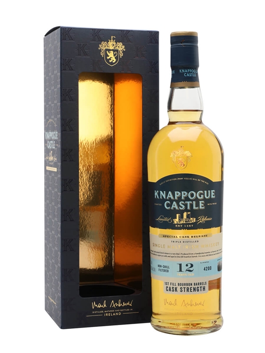 Knappogue Castle 12 Year Old Cask Strength Irish Single Malt Whiskey - Single Malt Review