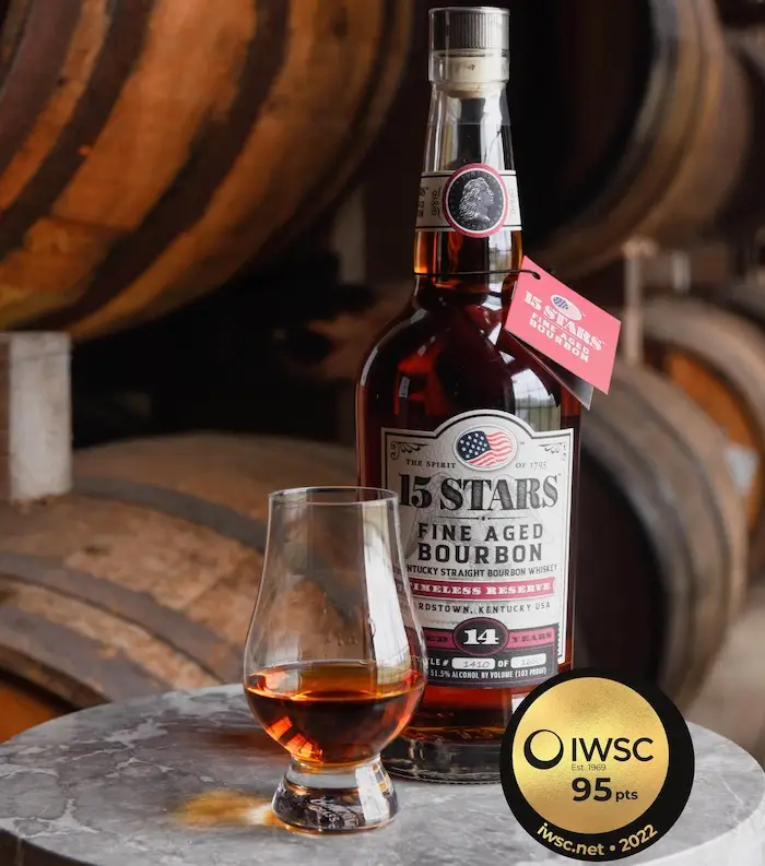 Bourbon Review: 15 Stars Timeless Reserve Kentucky Straight Bourbon Whiskey - Bourbon Review