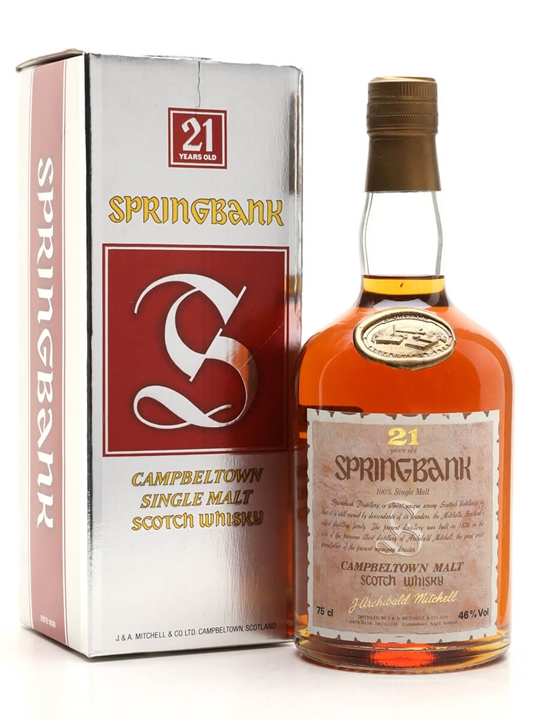 Springbank 21 Year Old / Dumpy Bottle / Bot.1980s Campbeltown Whisky - Campbeltown Review