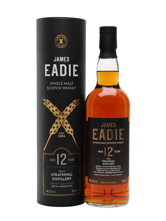 Strathmill 2011 / 12 Year Old / Oloroso Finish / James Eadie Speyside Whisky - Single Malt Review