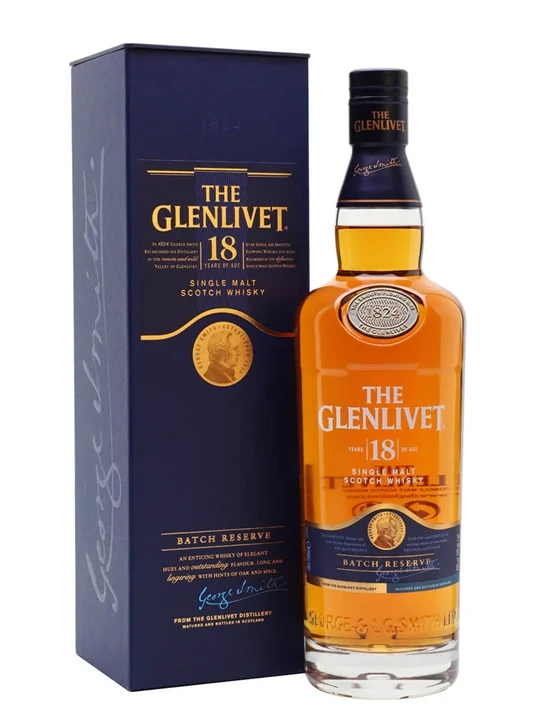 Glenlivet 18 Year Old Batch Reserve Speyside Single Malt Scotch Whisky - Single Malt Review