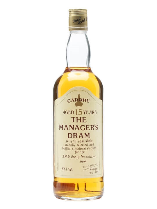Cardhu 15 Year Old / Bot.1989 / Manager's Dram Speyside Whisky - Speyside Review