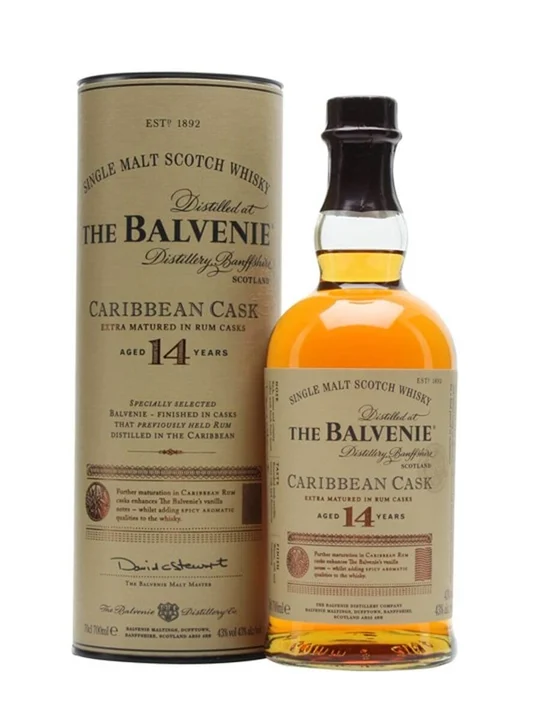 Balvenie 14 Year Old Caribbean Cask Speyside Single Malt Scotch Whisky - Single Malt Review