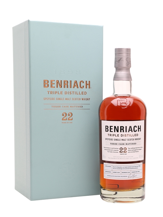 Benriach 22 Year Old Triple Distilled Speyside Whisky - Single Malt Review