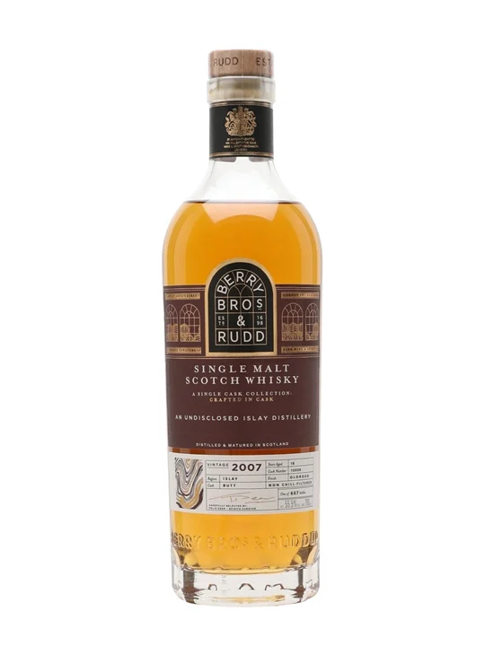 Undisclosed Islay 2007 / 18 Year Old / Cask 10009 /Berry Bros & Rudd Odyssey Single Whisky - Single Malt Review