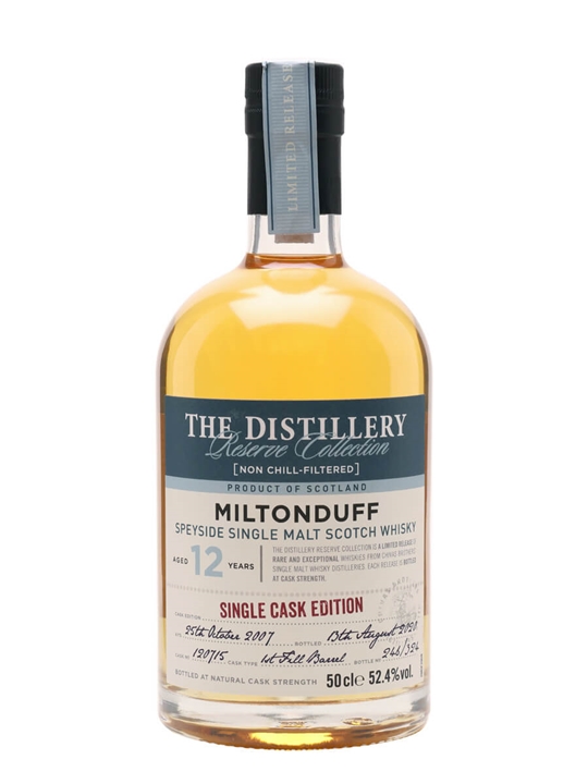 Miltonduff 2007 / 12 Year Old / Distillery Reserve Collection Speyside Whisky - Single Malt Review