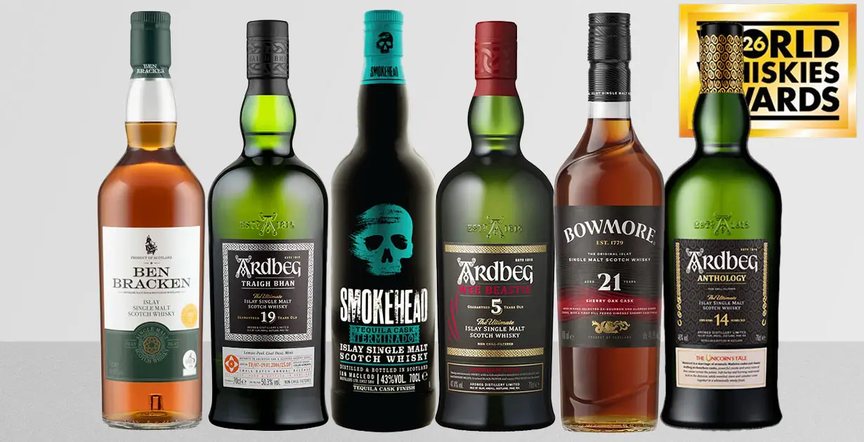 The Best Islay Single Malt Scotch Whiskies of 2026, According to the World Whiskies Awards - Scotch Review