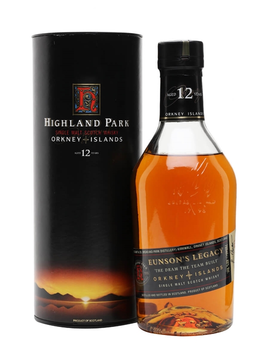Highland Park 12 Year Old / Eunson's Legacy Island Whisky - Highland Review