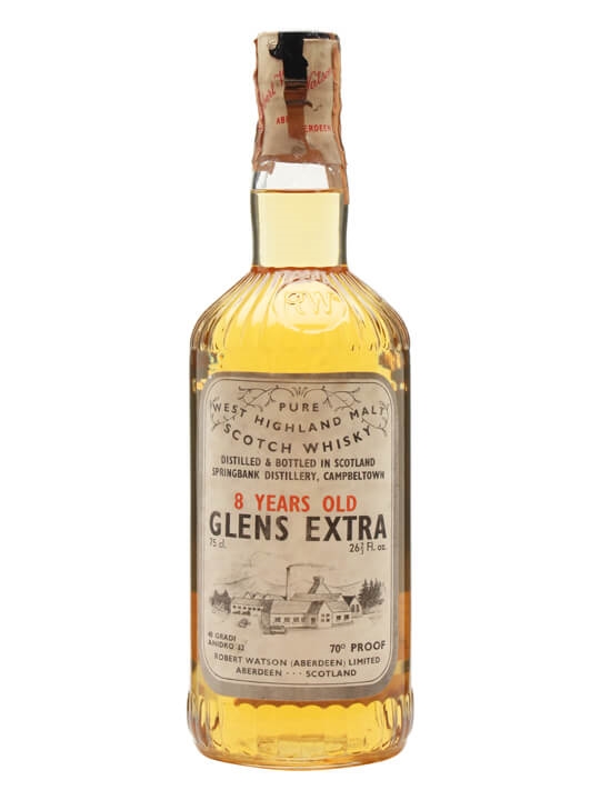 Glens Extra (Springbank) 8 Year Old / Bot.1960s Campbeltown Whisky - Highland Review