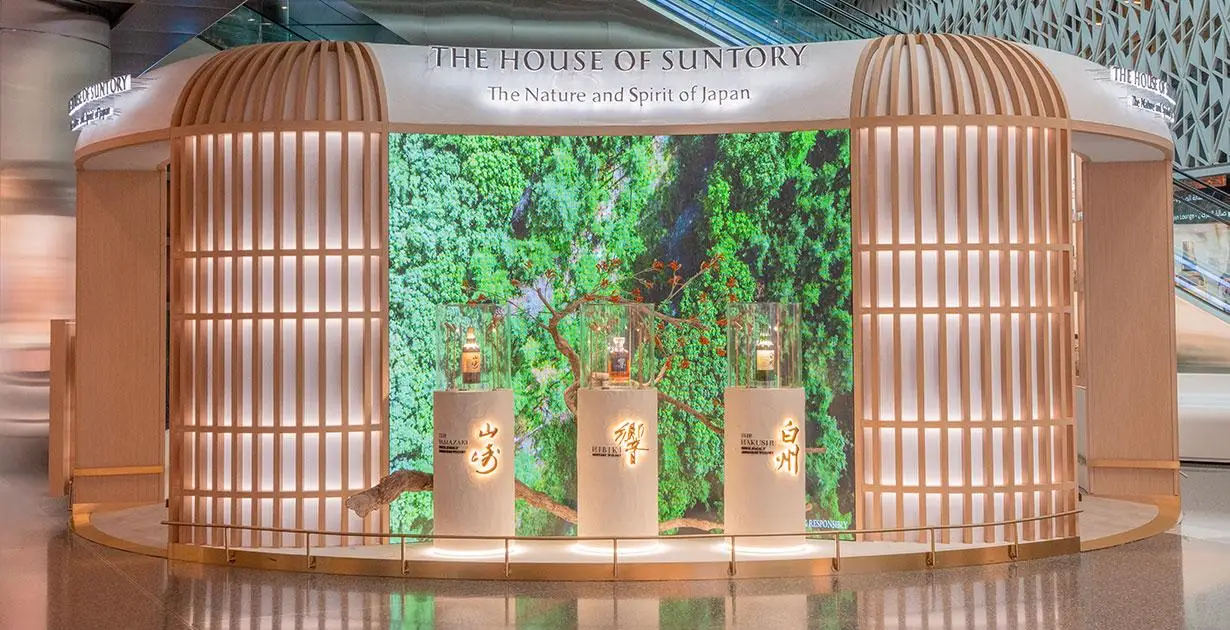 House of Suntory Opens Luxury Pop-Up at Qatar Airport - Japanese Review