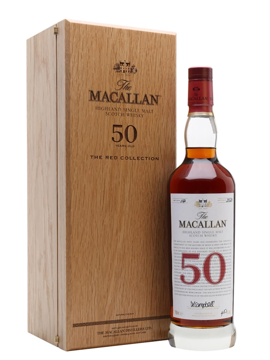 Macallan 50 Year Old / The Red Collection / 2020 Release Speyside Whisky - Single Malt Review