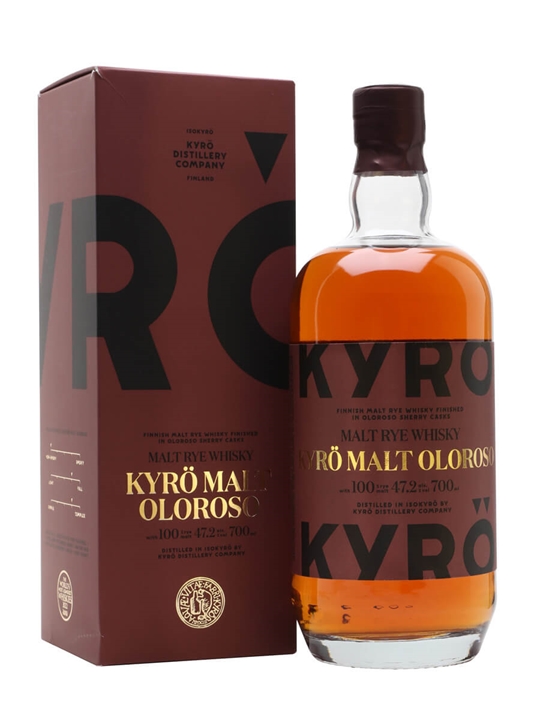 Kyro Oloroso Malt Rye Whisky Finnish Single Malt Rye Whisky - Single Malt Review