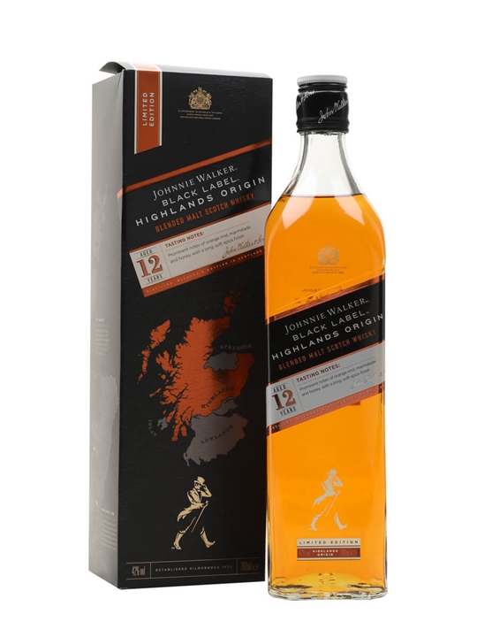 Johnnie Walker Black Label 12 Year Old Highland Origin - Blended Malt Review