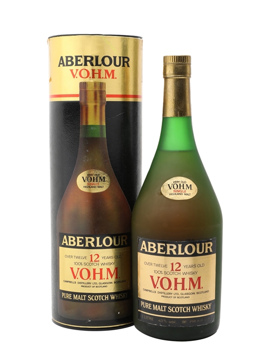 Aberlour 12 Year Old VOHM / Bot.1980s Speyside Whisky - Speyside Review