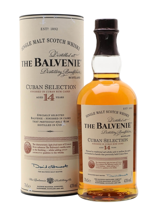 Balvenie 14 Year Old Cuban Selection Speyside Whisky - Speyside Review
