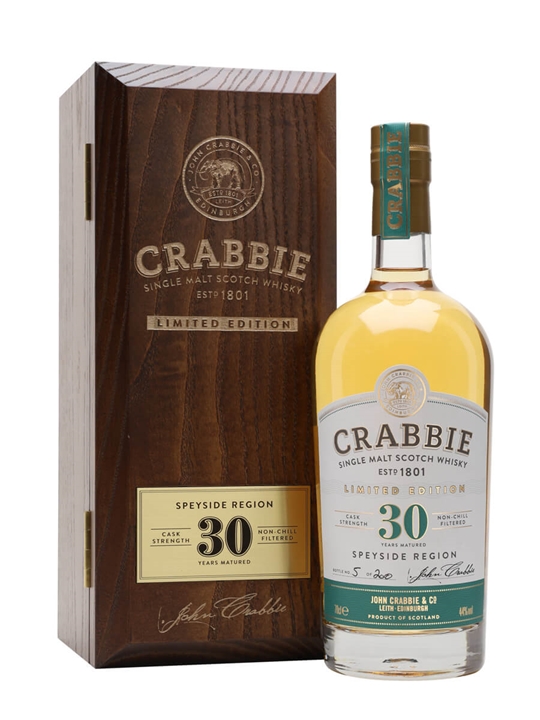 Crabbie 30 Year Old (Glenrothes) Speyside Single Malt Scotch Whisky - Single Malt Review