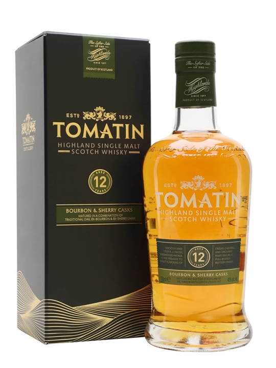 Tomatin 12 Year Old / Bourbon & Sherry Casks Highland Whisky - Bourbon Review