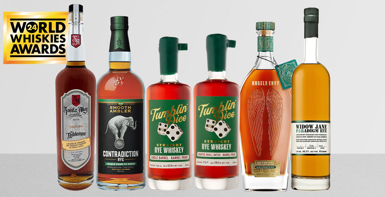 The Best Rye Whiskeys According To The World Whiskies Awards 2024 - Rye Review