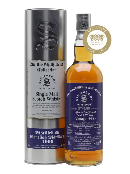 Clynelish 1996 / 21 Year Old / Sherry Cask / Exclusive to The Whisky Exchange Highland Whisky - Highland Review