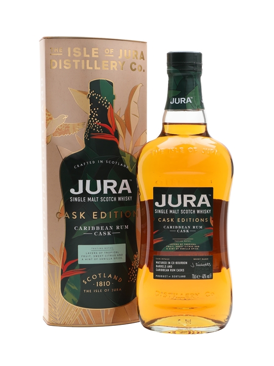 Jura Caribbean Rum Cask Island Single Malt Scotch Whisky - Single Malt Review