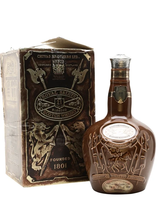 Royal Salute 21 Year Old / Bot.1980s / Brown Wade Decanter Blended Whisky - Blended Review