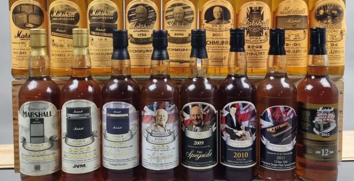 Rare Jim Marshall Whisky Collection Set To Rock Up At Auction - American Review
