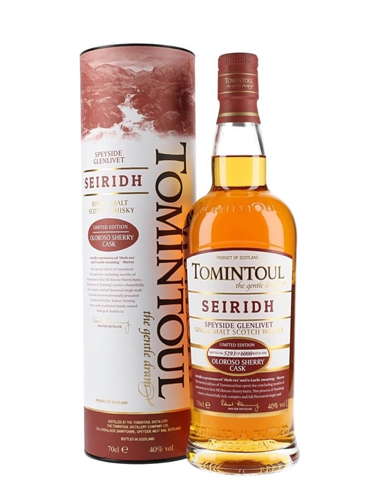 Tomintoul Seiridh Speyside Single Malt Scotch Whisky - Single Malt Review