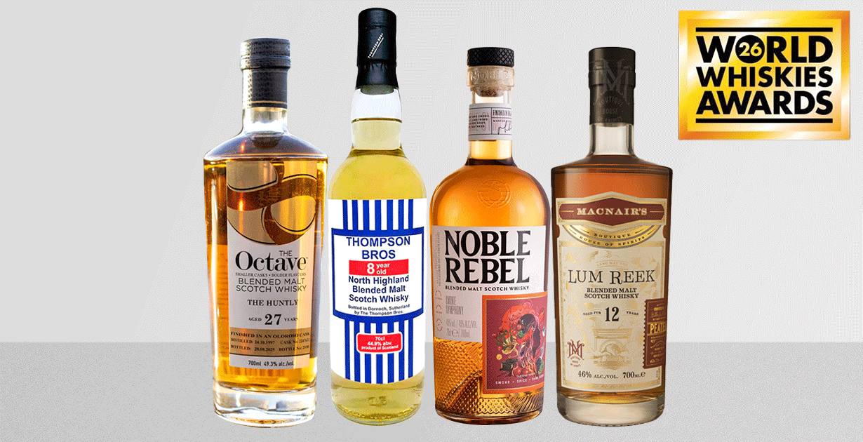 The 4 Blended Malts That Won Gold at the 2026 World Whiskies Awards - World Review