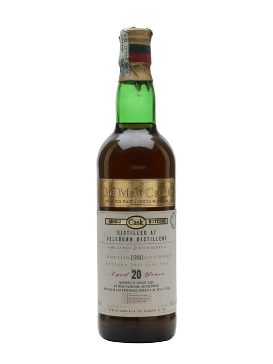 Coleburn 1980 / 20 Year Old / Sherry Cask / Old Malt Cask Speyside Whisky - Speyside Review