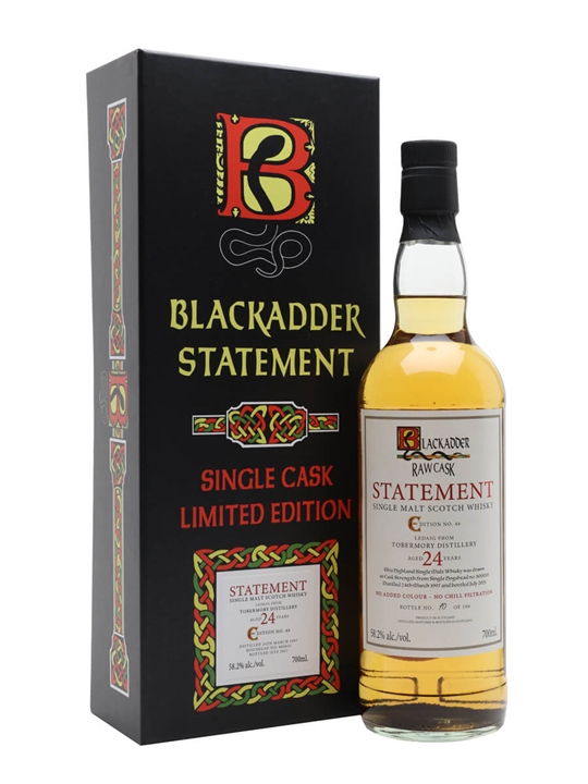Ledaig 1997 / 24 Year Old / Blackadder Statement No.46 Island Whisky - Single Malt Review
