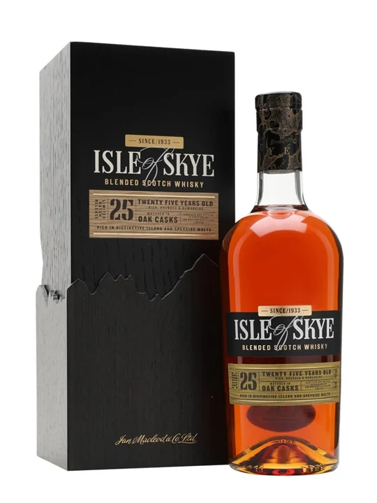 Isle of Skye 25 Year Old Blended Whisky Blended Scotch Whisky - Blended Review